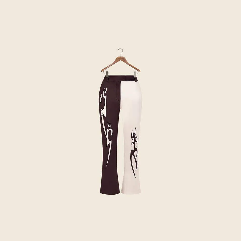 House Of Sunny Women's Shorts & Trousers Total Tribal Pant pantaloni satinati UK 6–18