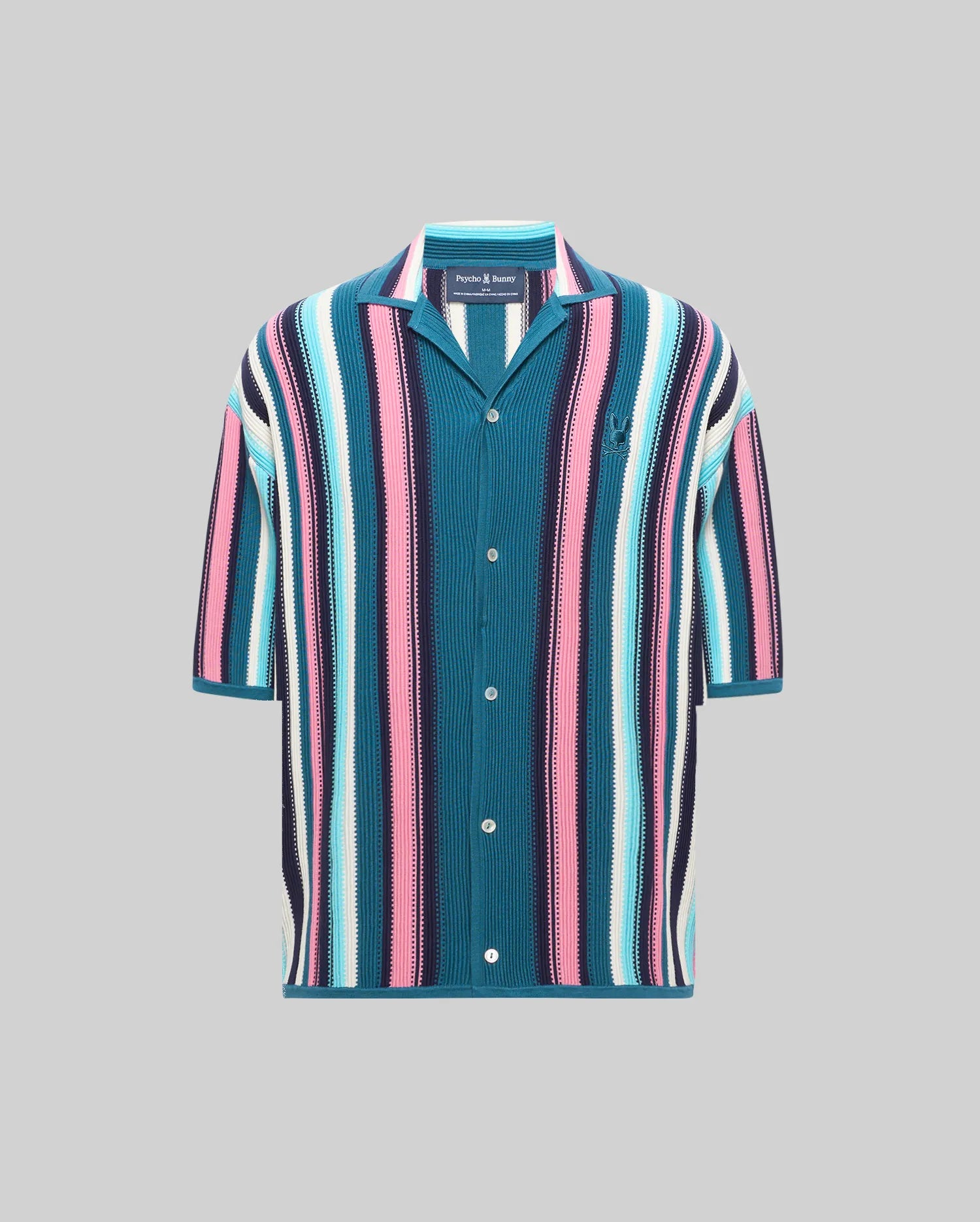 Psycho Bunny Men's Shirts Cliff Shirt camicia Antigua Sand in cotone