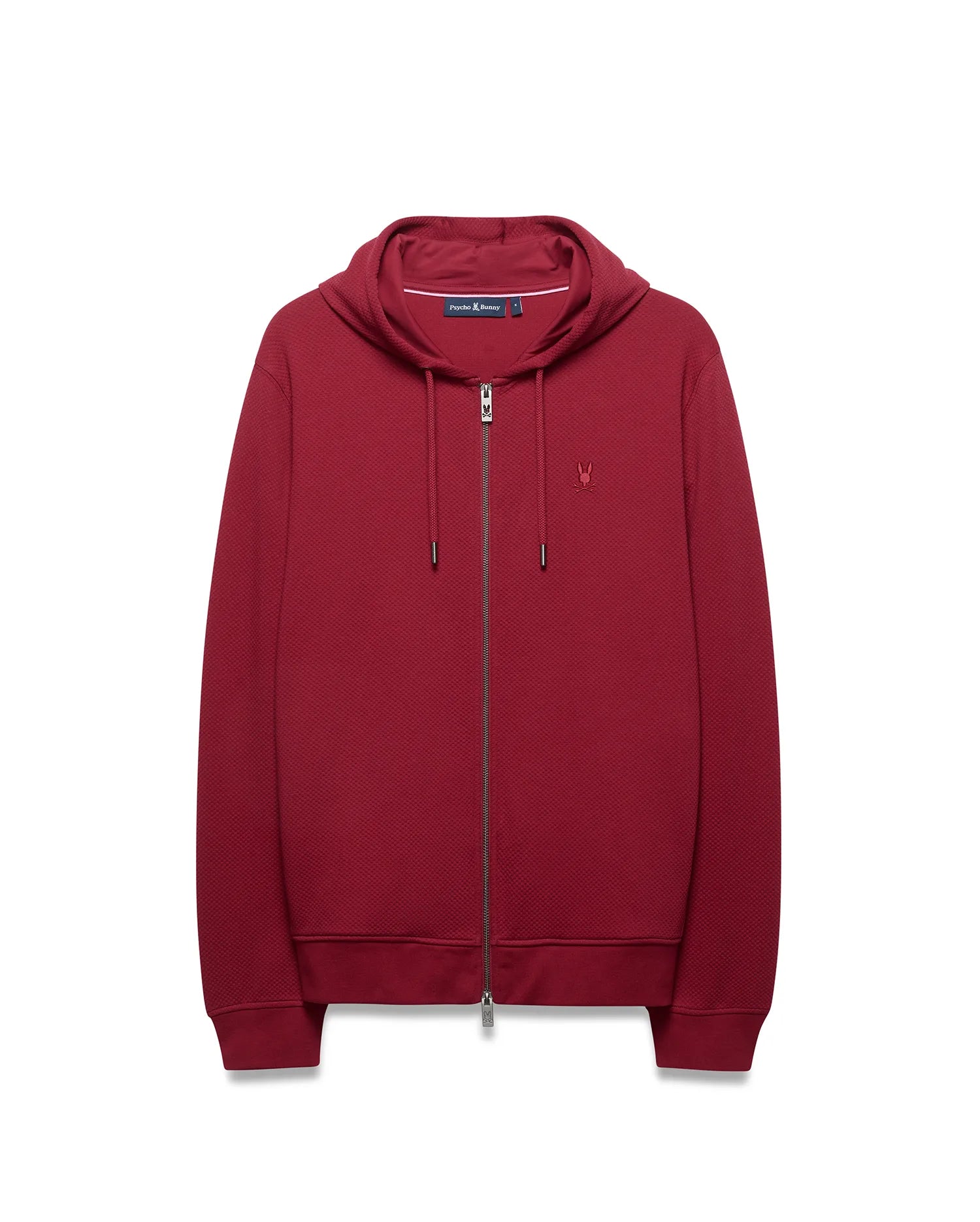 Psycho Bunny Men's Sweatshirts & Hoodies Marc Zip felpa con cappuccio rossa