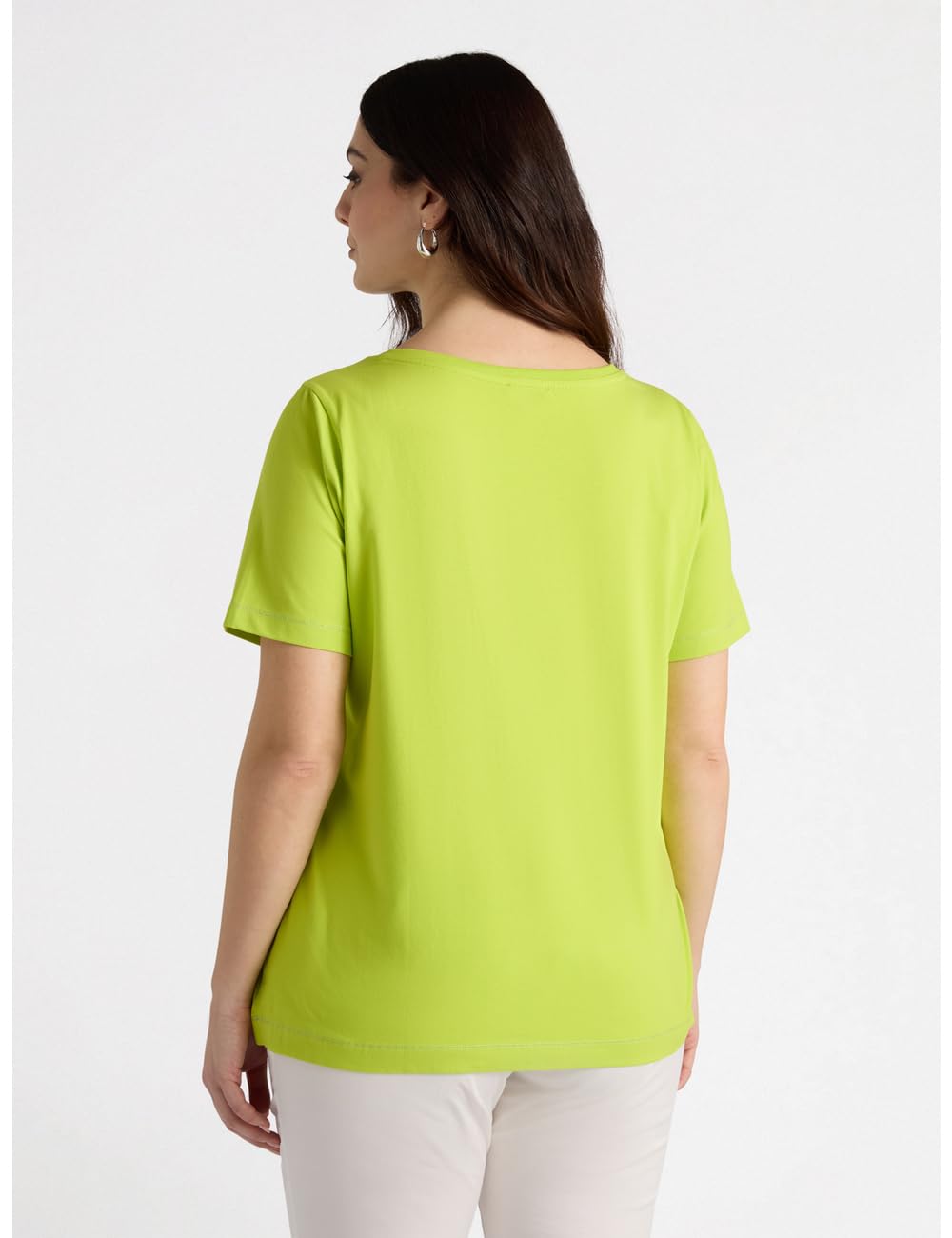 Fiorella Rubino Top e t-shirt T-shirt con ricamo floreale curvy