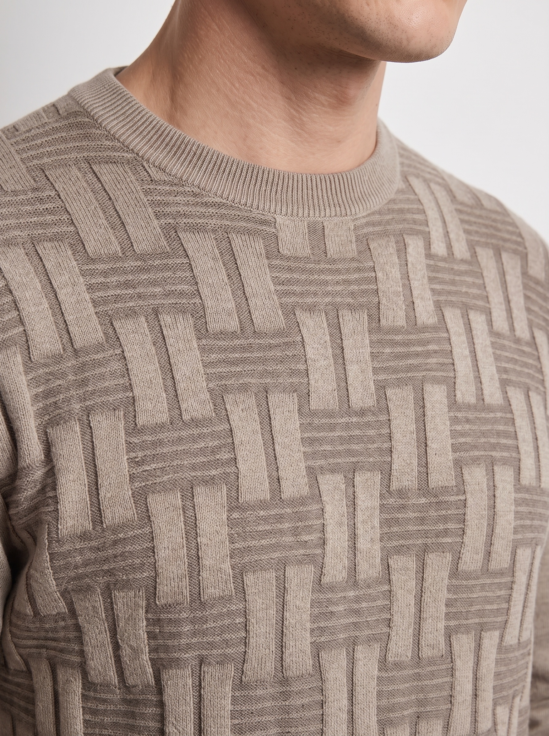 Markup Uomo Maglieria Maglione Girocollo Punto Vanisé