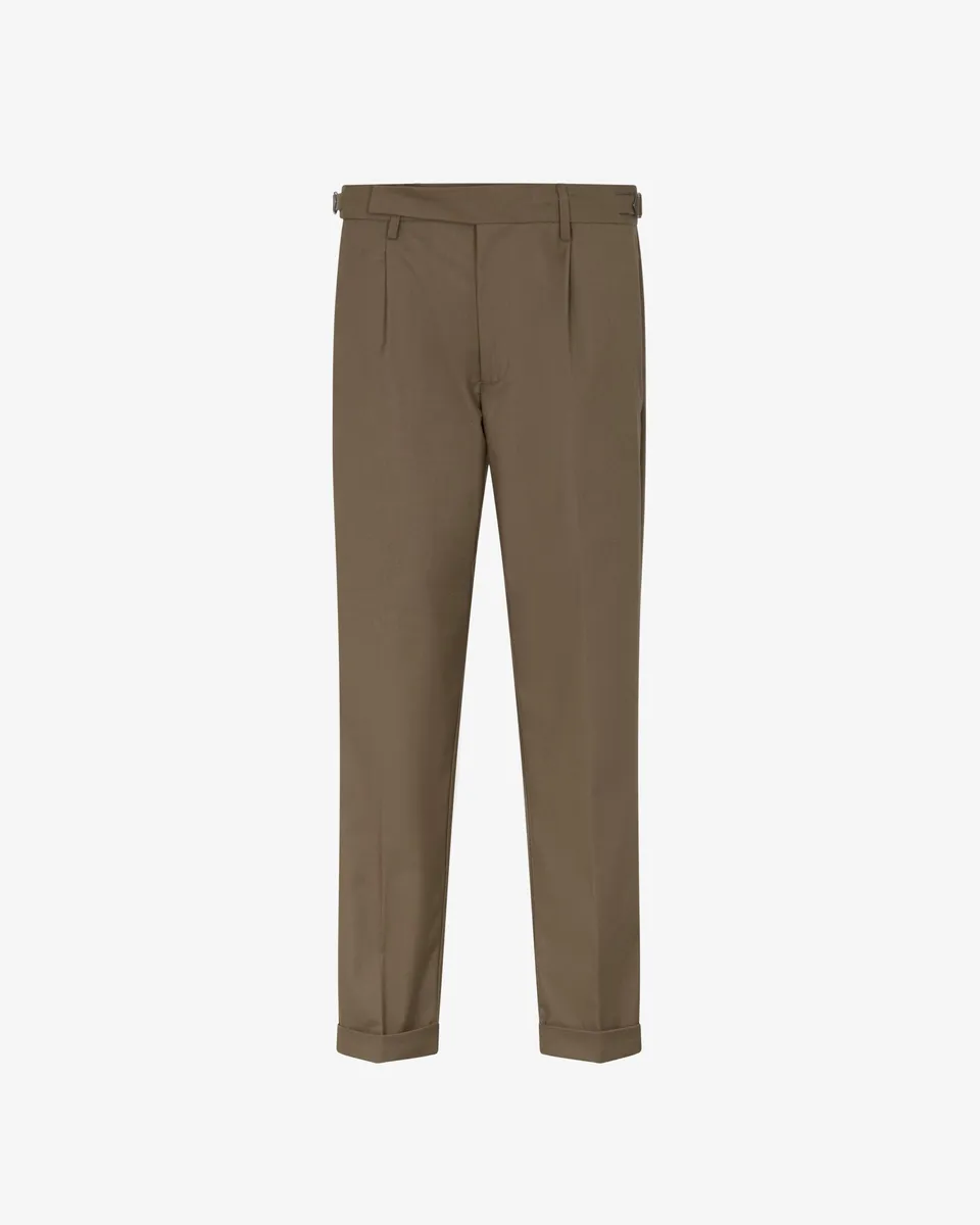 Markup Uomo Pantaloni & Bermuda Pantalone cropped in flanella pettinata uomo