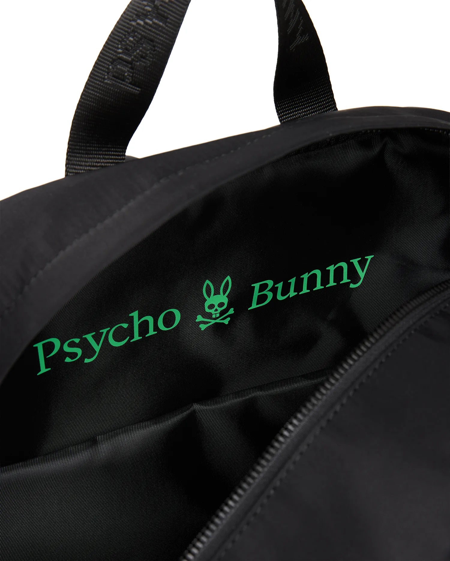 Psycho Bunny Accessories Men's Nylon Utility Backpack MO2400146 zaino nero nylon