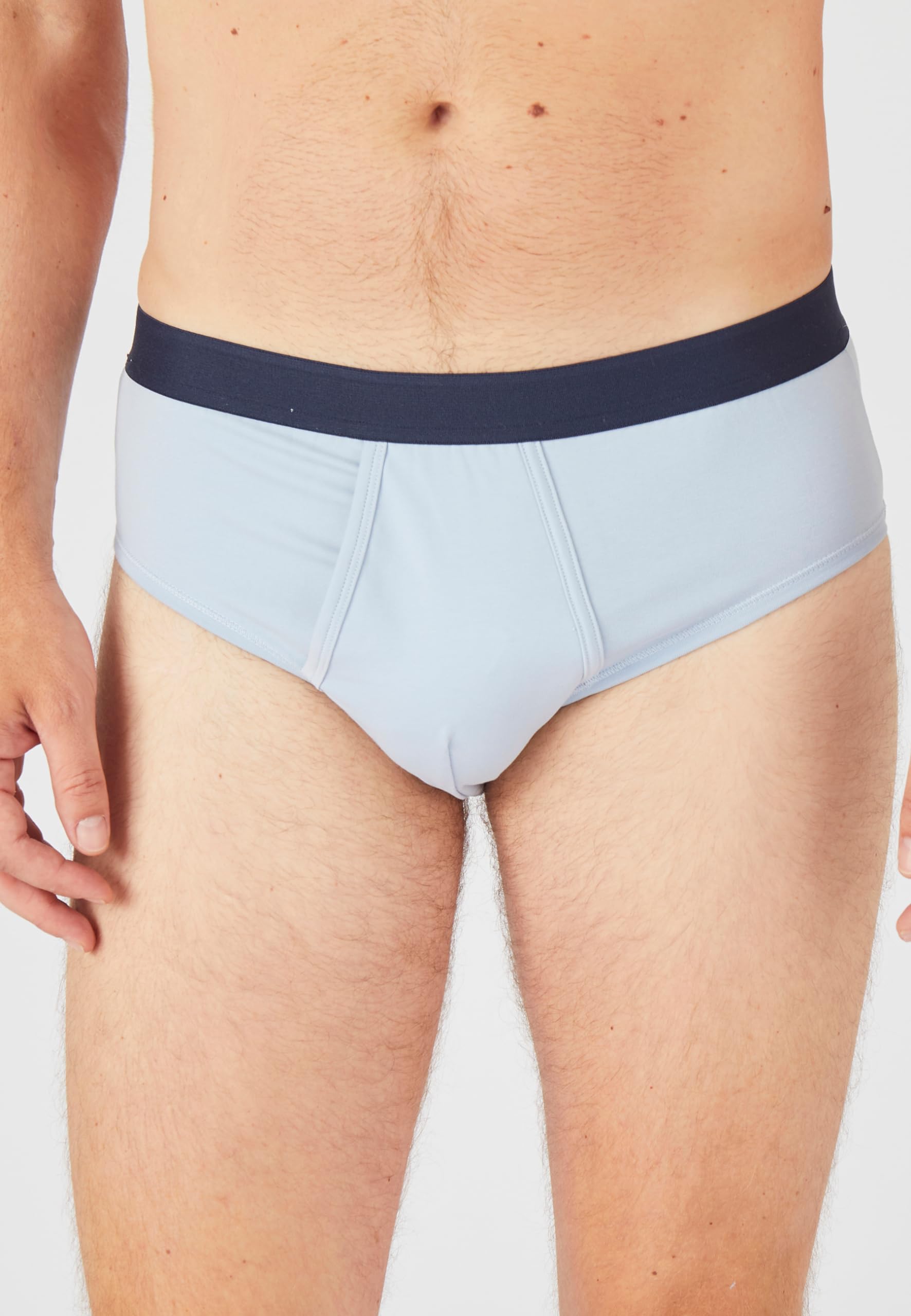 Damart Biancheria intima Set di 3 slip aperti da uomo beige grigio S