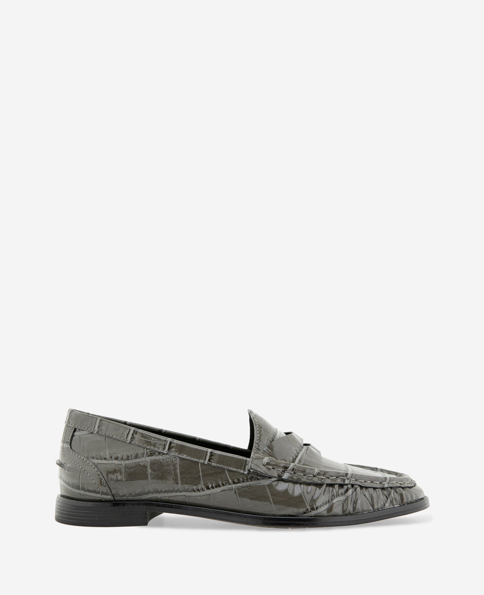 Kenneth Cole Reaction Shoes REACTION - Zoila Patent Croco Loafer mocassini grigio scuro