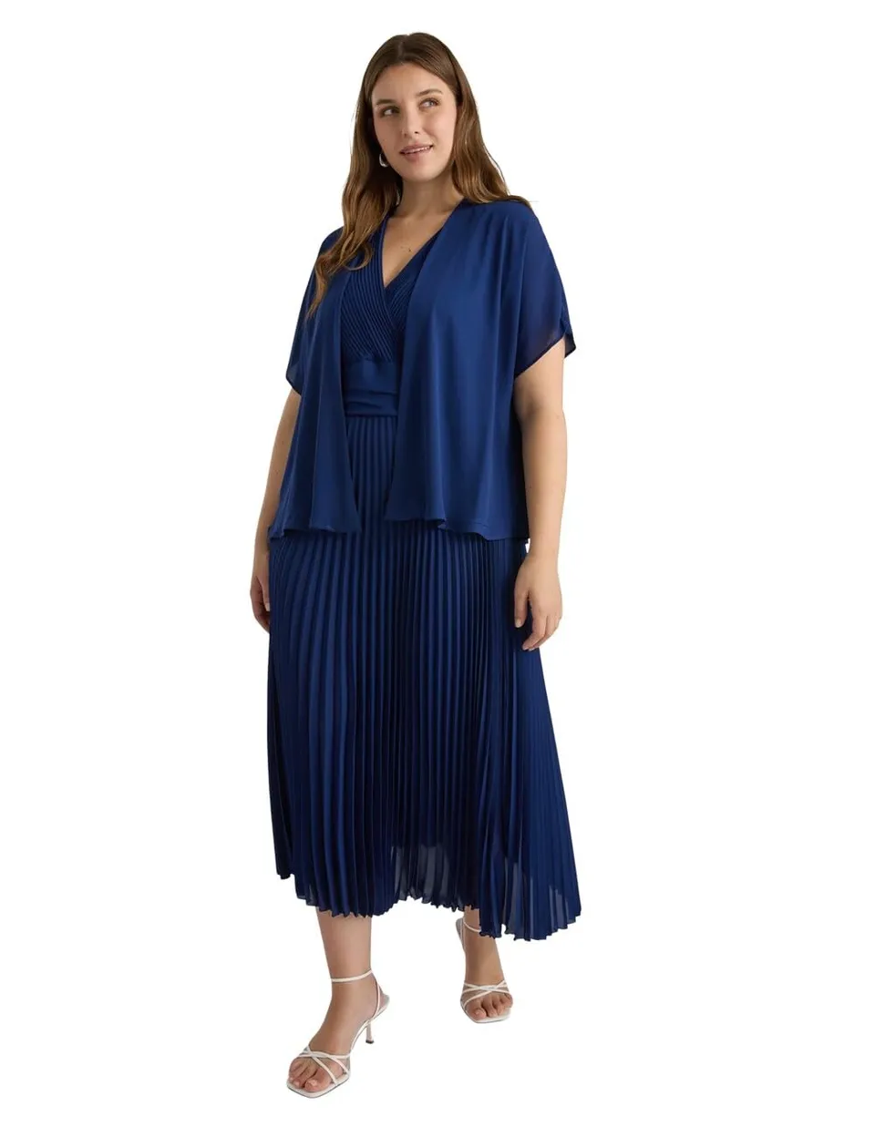 Fiorella Rubino Giacche e blazer Coprispalle in georgette curvy