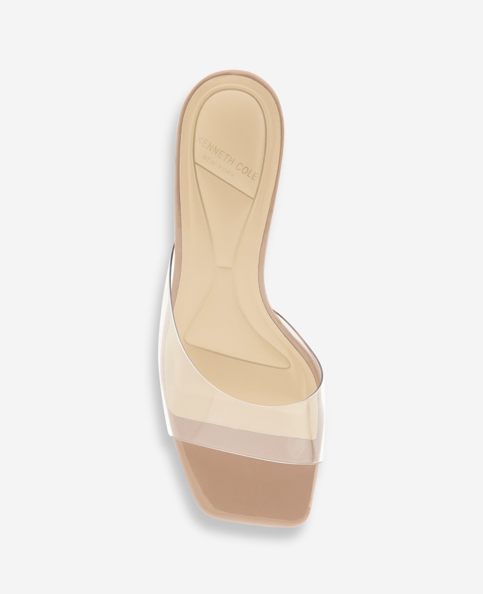 Kenneth Cole Reaction Shoes Arita Clear Open Toe Heel sandalo con tacco trasparente 5