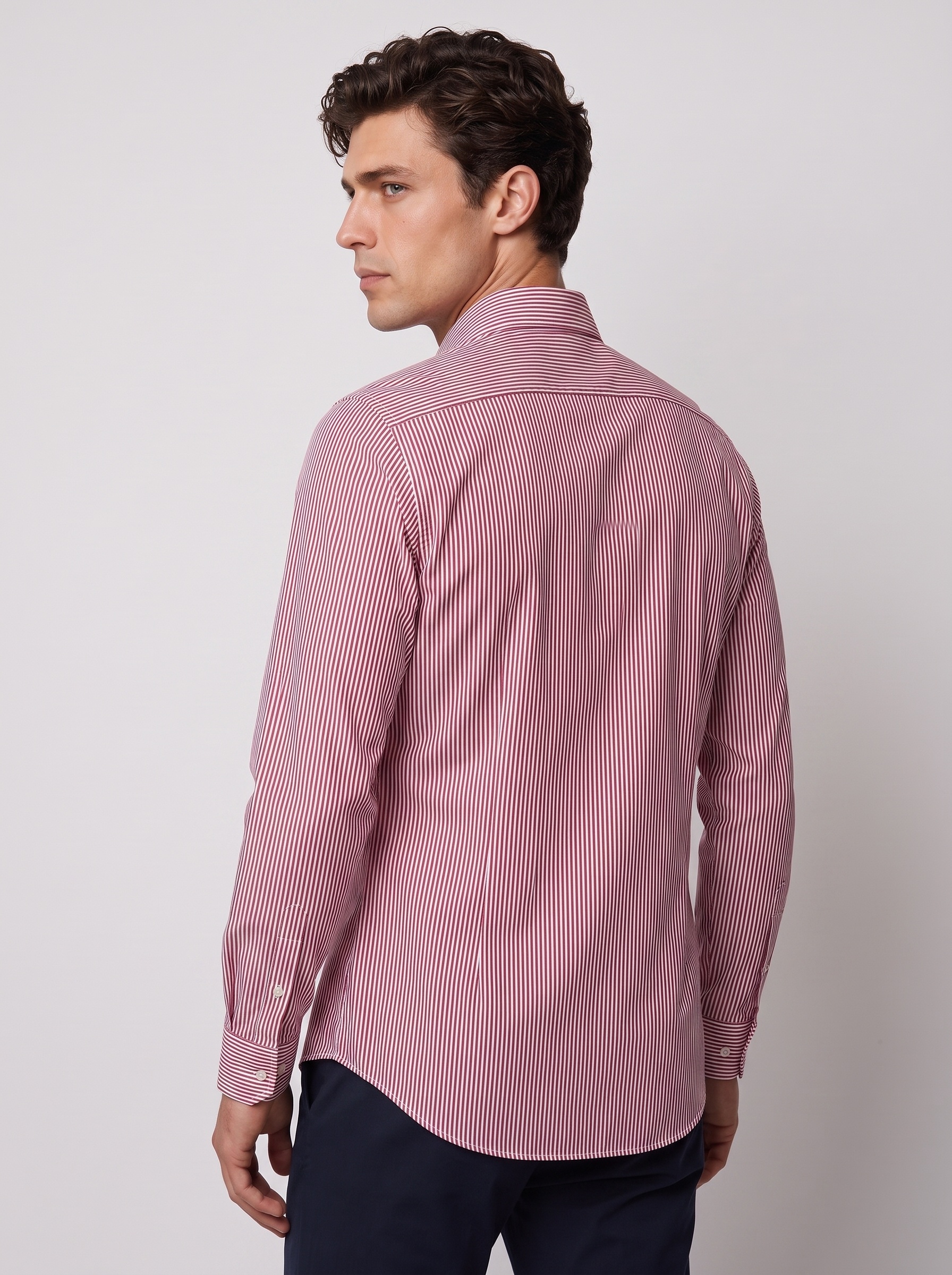 Markup Uomo Camicie Camicia rigata no iron
