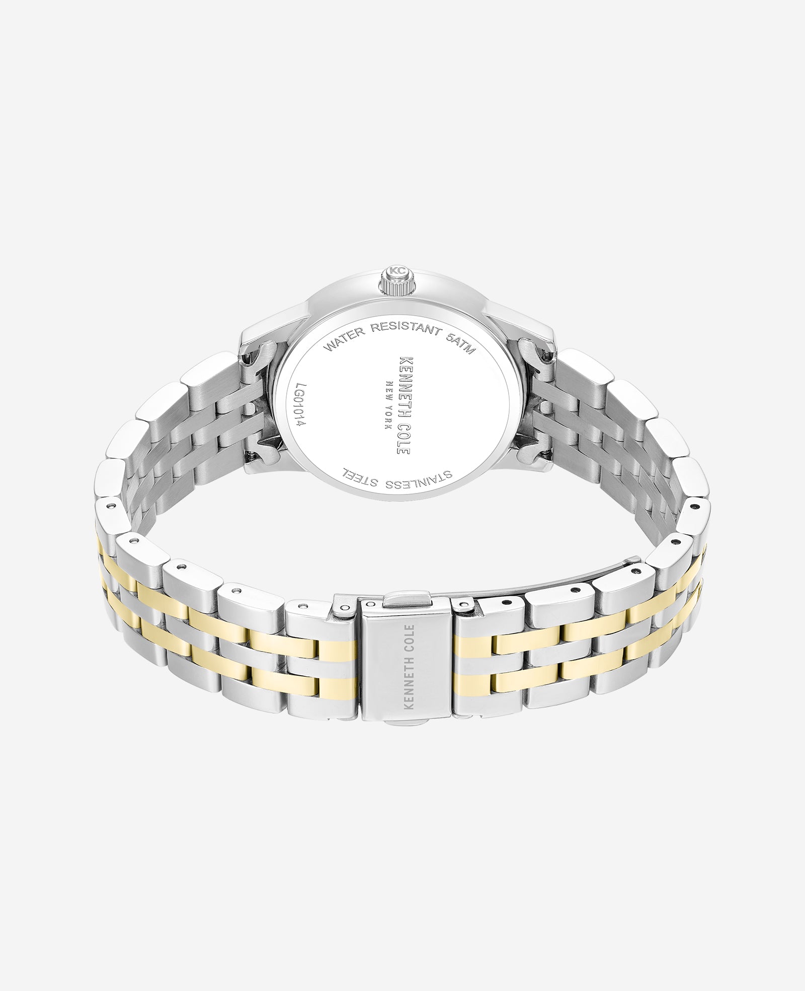 Kenneth Cole Reaction Watches Classic Two Tone Bracelet Watch orologio bicolore