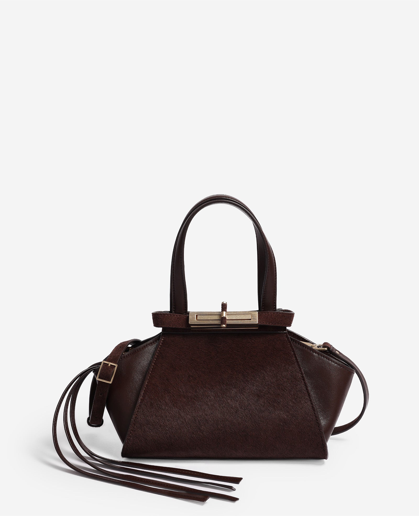 Kenneth Cole Reaction Bags Crosby Small Satchel borsa cioccolato