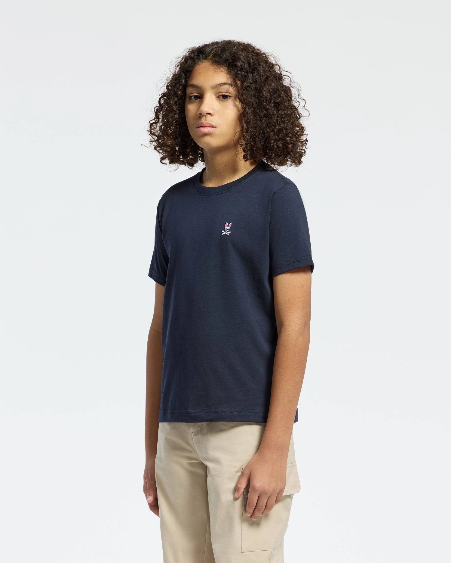 Psycho Bunny Kids Tees KIDS CLASSIC CREW NECK TEE maglietta navy