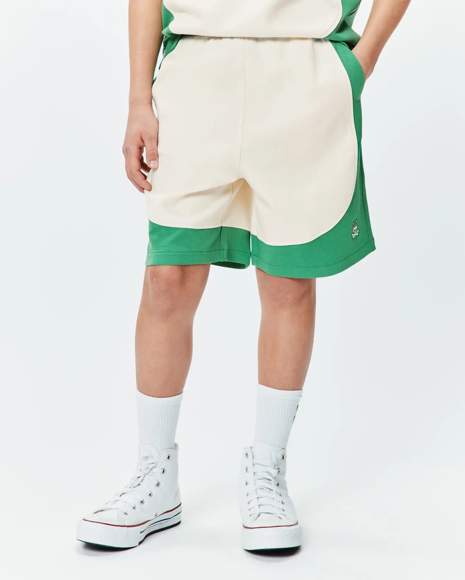 Psycho Bunny Kids Bottoms KIDS KELLY SHORT 7 KB0900036 shorts verdi