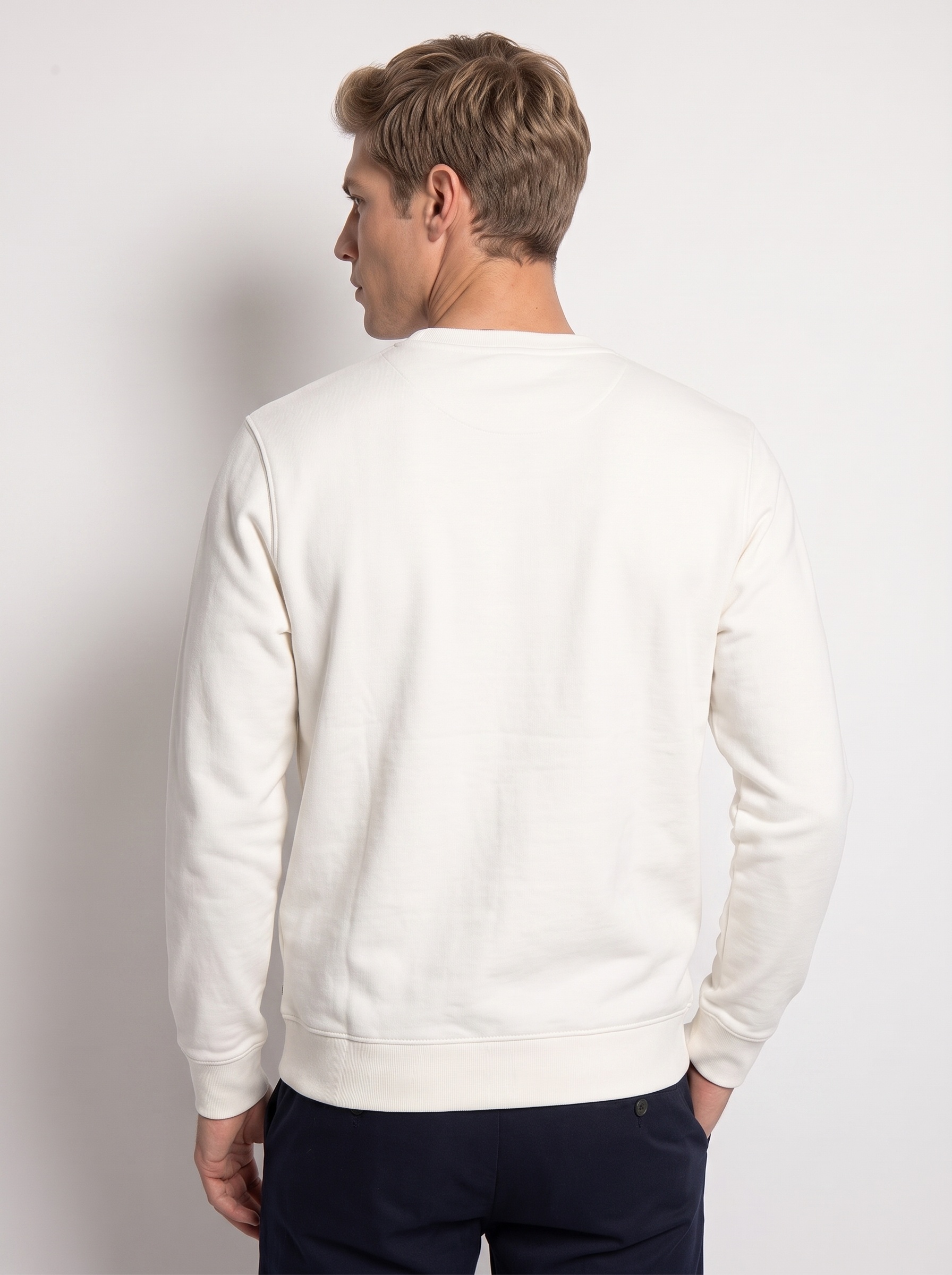 Markup Uomo Felpe & T-shirt Felpa Girocollo con Inserti Contrasto uomo