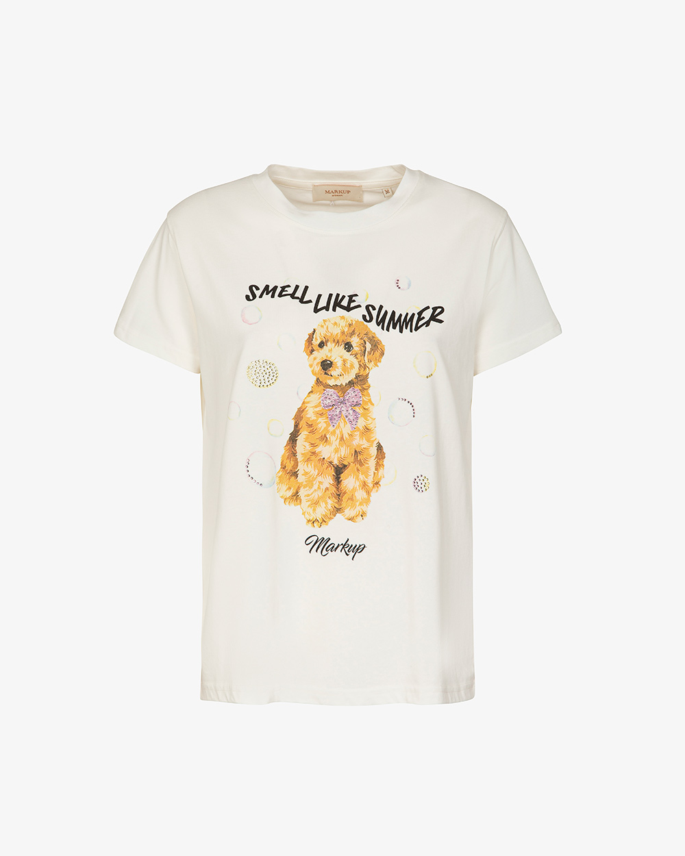 Markup Donna T-Shirt & Felpe T-shirt con stampa e strass t-shirt