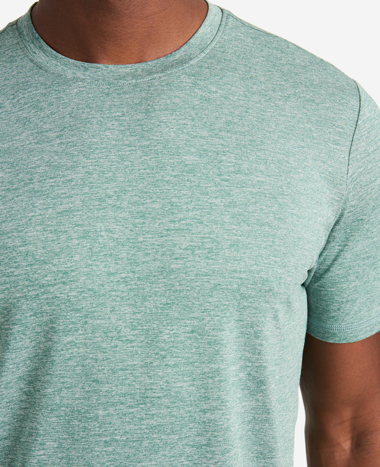 Kenneth Cole Reaction Clothing Essential Crew Neck Active Tee t-shirt blu mélange stretch