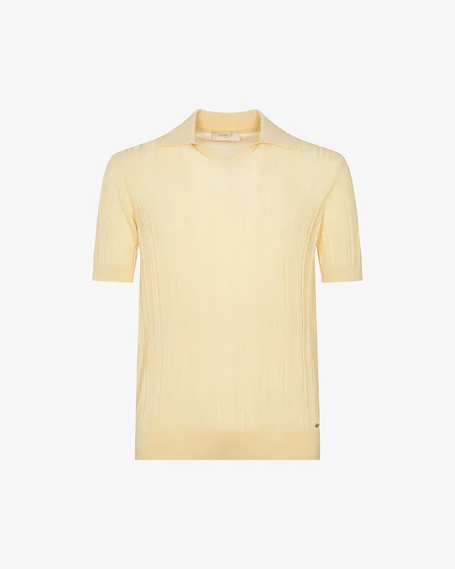 Markup Uomo Maglieria Polo punto crochet