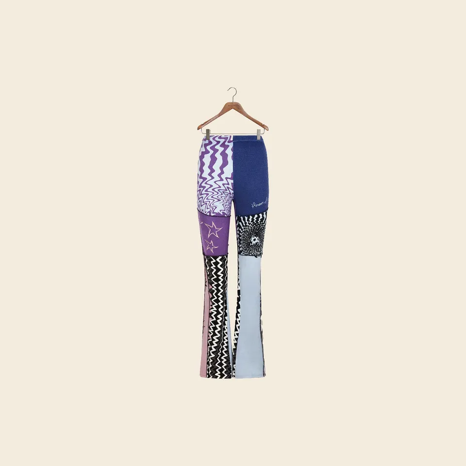 House Of Sunny Women's Shorts & Trousers All The Small Things Pants pantaloni patchwork