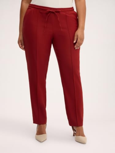 Fiorella Rubino Pantaloni Pantaloni Gamba Dritta con Coulisse pantaloni 50 Plus