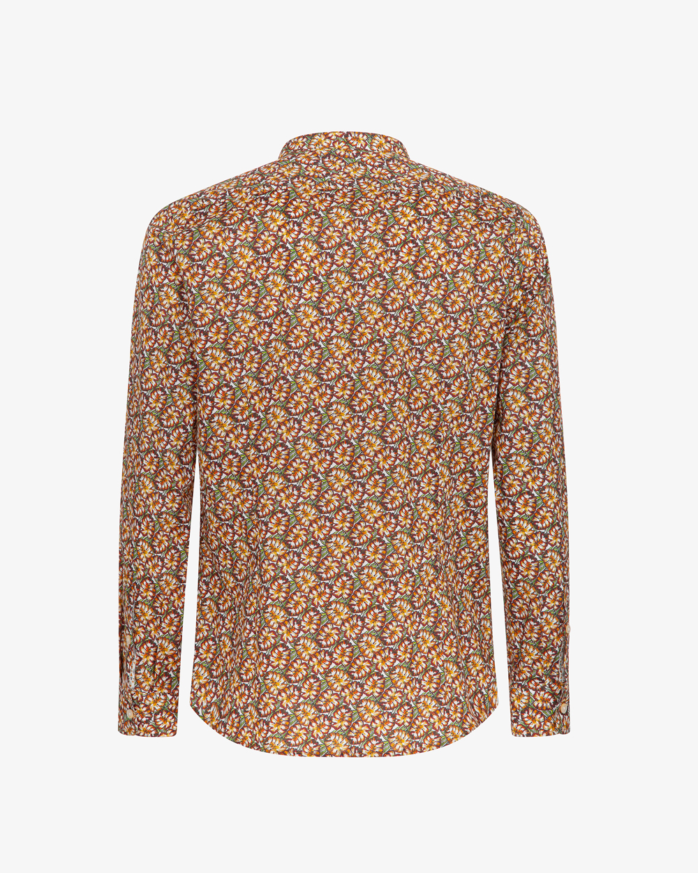 Markup Uomo Camicie Camicia in popeline fiorato camicia manica lunga