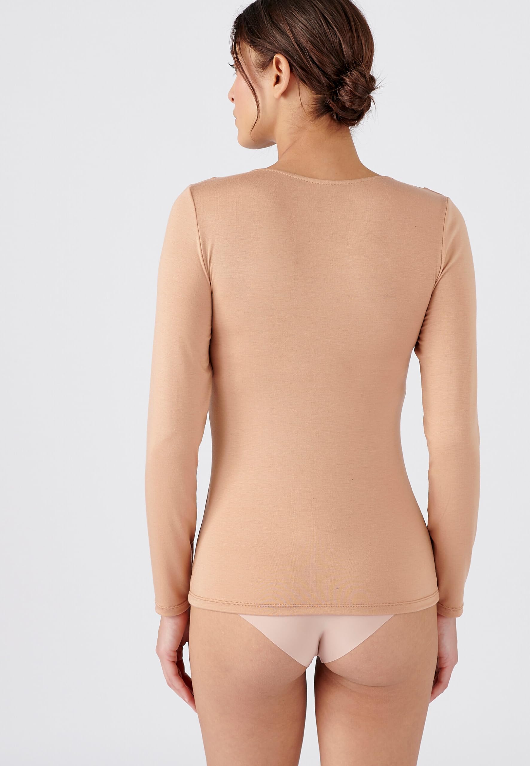 Damart Thermolactyl Sensitive maglietta donna in pizzo maniche lunghe XS