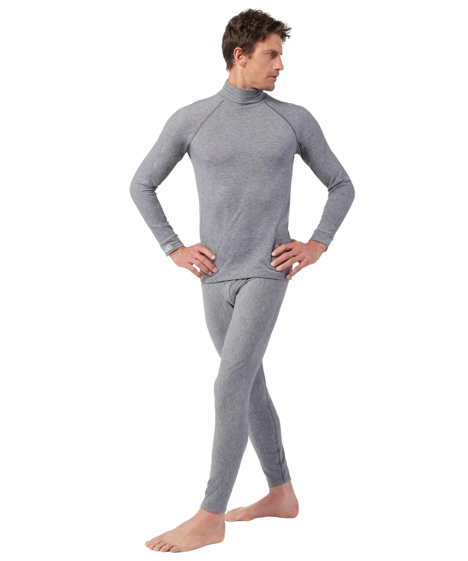 Damart Thermolactyl Comfort 4 maglia dolcevita uomo grigio melange S calda