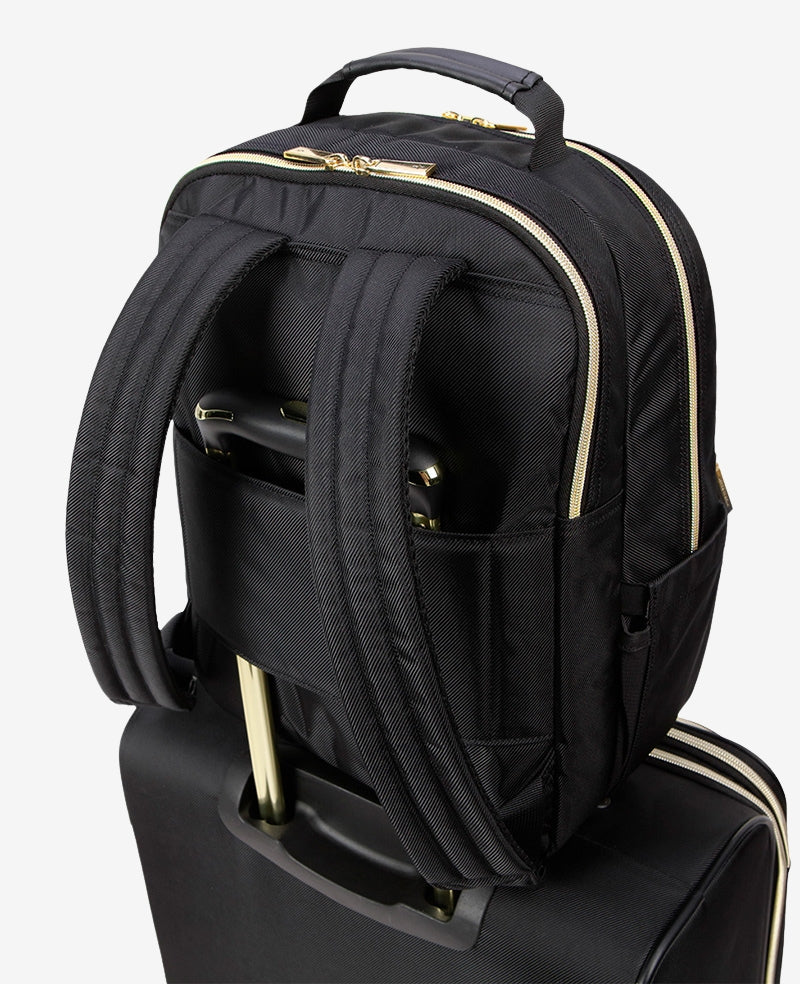 Kenneth Cole Reaction Luggage Chelsea Underseater and Backpack Bundle set valigia sottosedile e zaino nero