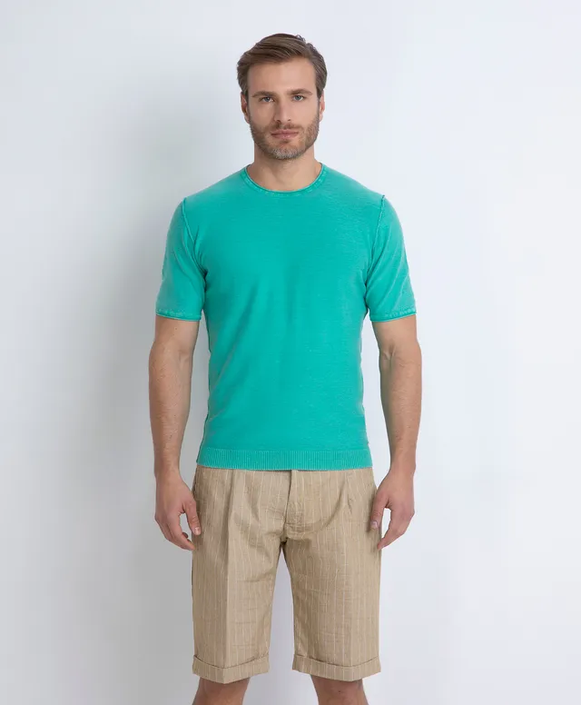 Markup Uomo Maglieria Maglia girocollo in lino