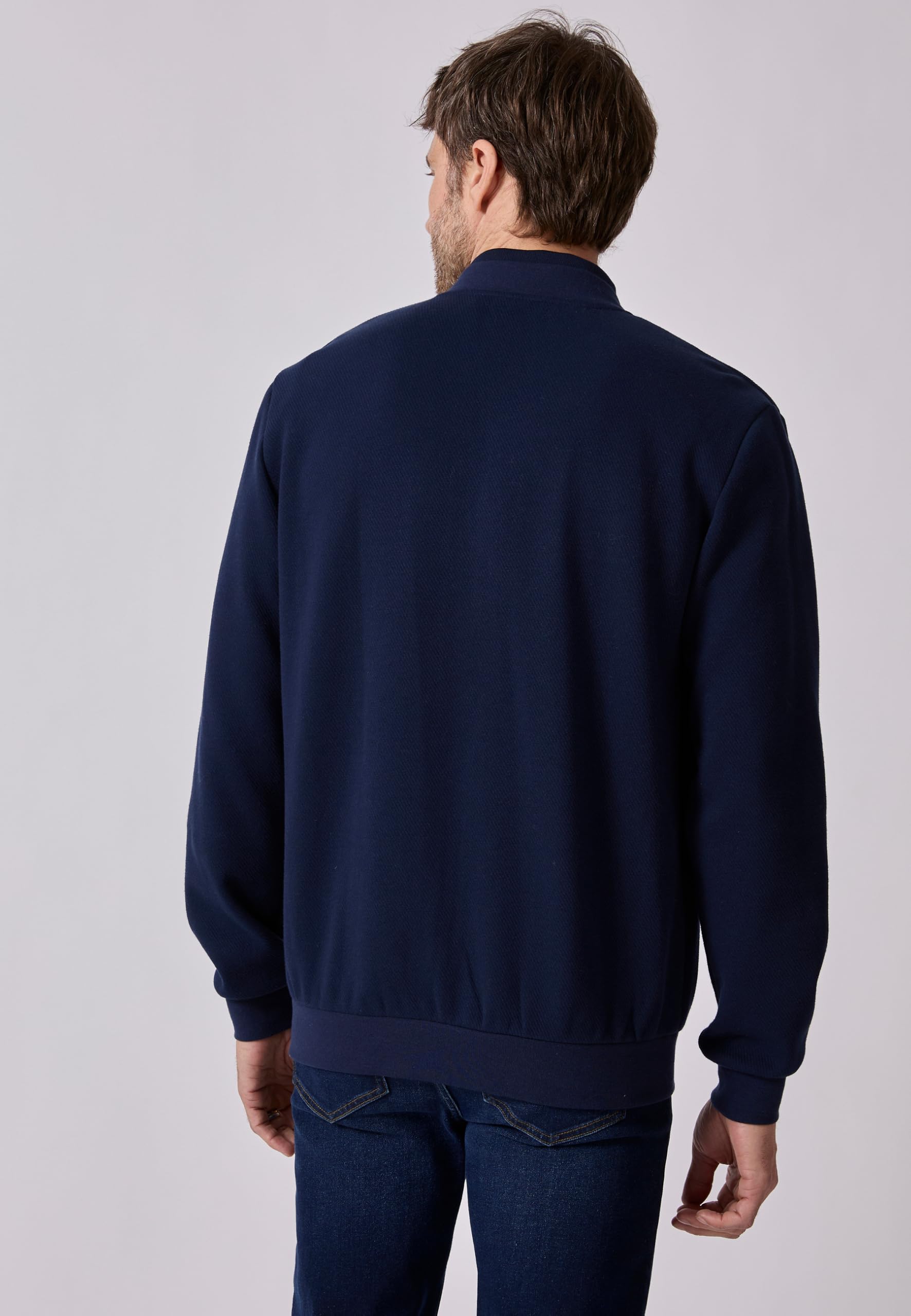 Damart Prêt-à-porter gilet in pile da uomo blu marino