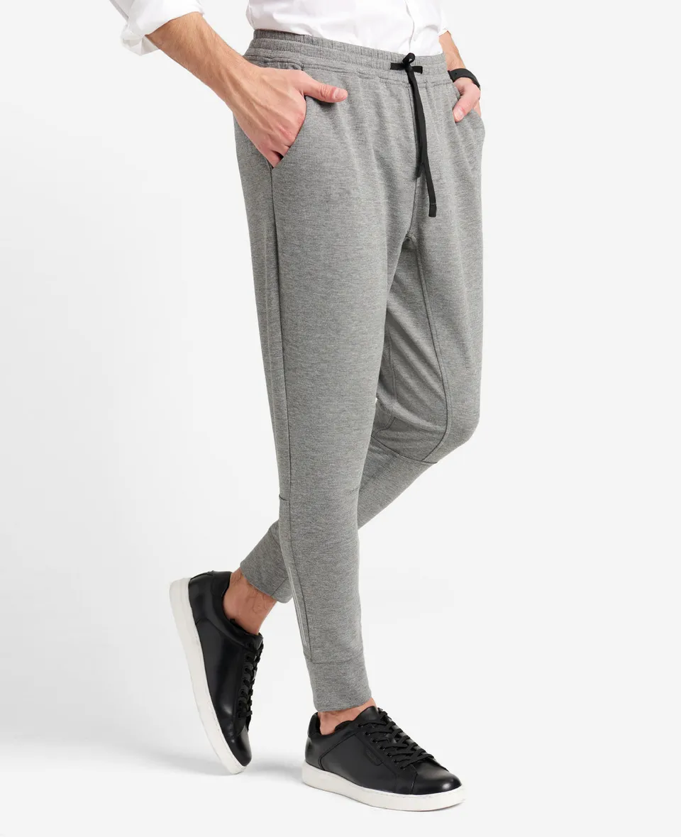 Kenneth Cole Reaction Clothing Fleece Terry Jogger pantaloni gargoyle heath SML