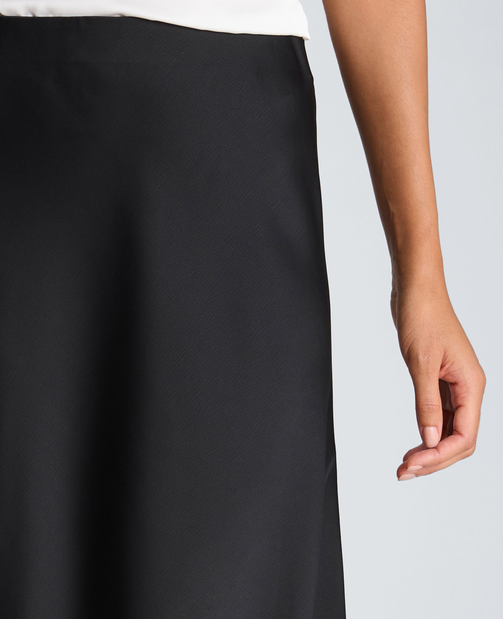 Kenneth Cole Reaction Clothing Pull On Asymmetrical Lace Hem Skirt gonna nera midi