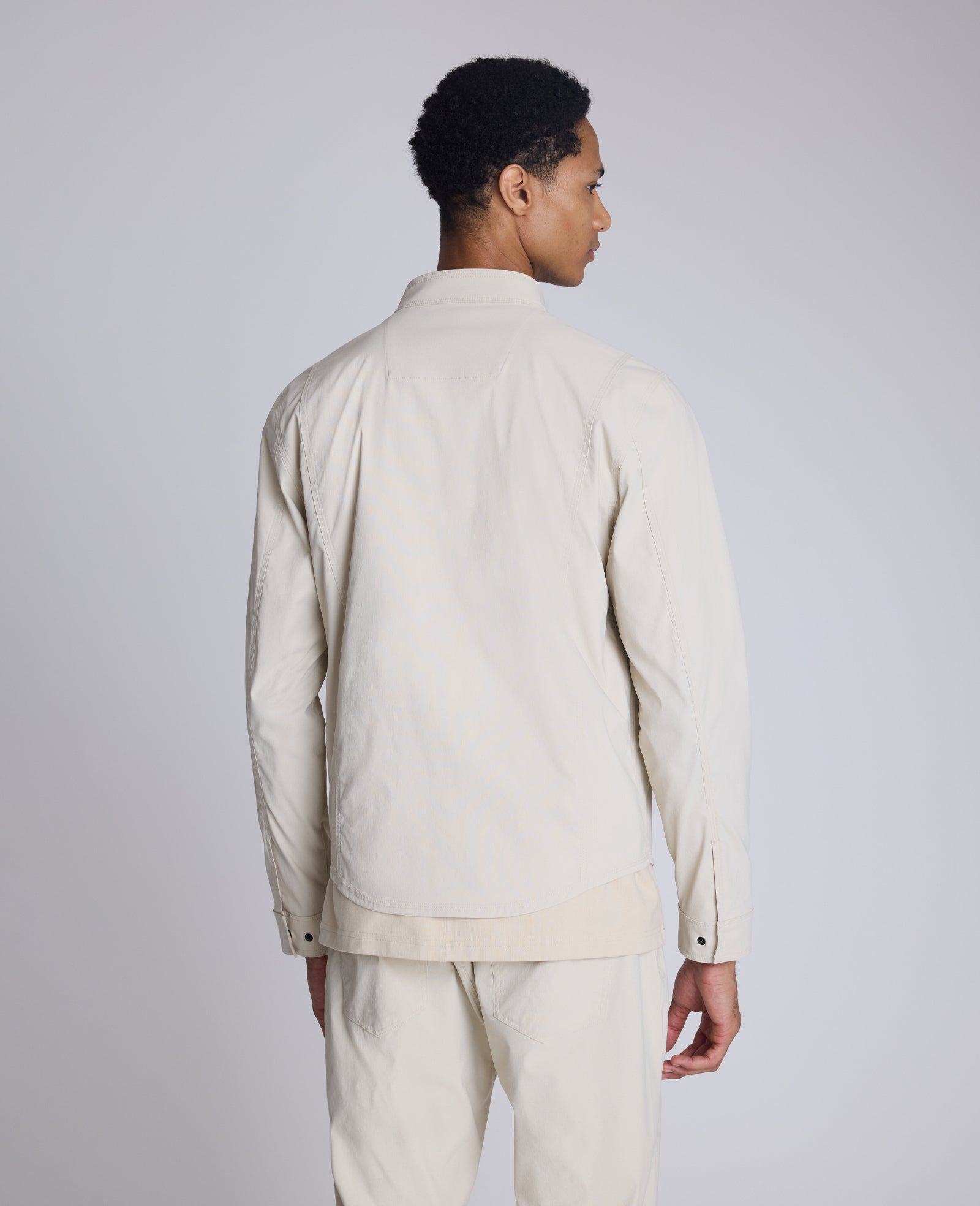 Kenneth Cole Reaction Simplified Utility Jacket giacca uomo offwhite leggera impermeabile S-XXL