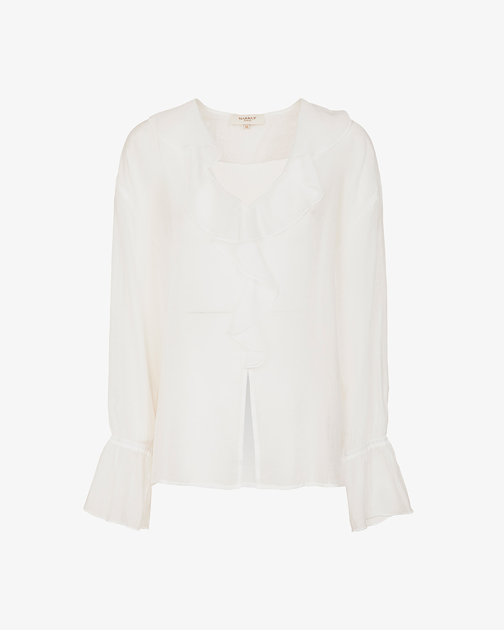 Markup Donna Camicie & Bluse Blusa in mussola con rouches blusa