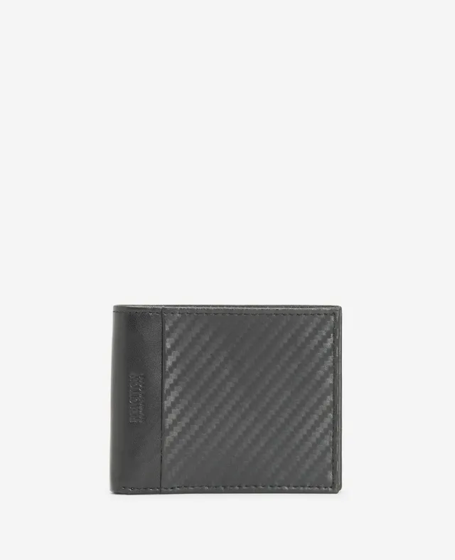 Kenneth Cole Reaction Belts, Wallets & Small Accessories Carbon Fiber Slimfold Wallet portafoglio nero uomo RFID