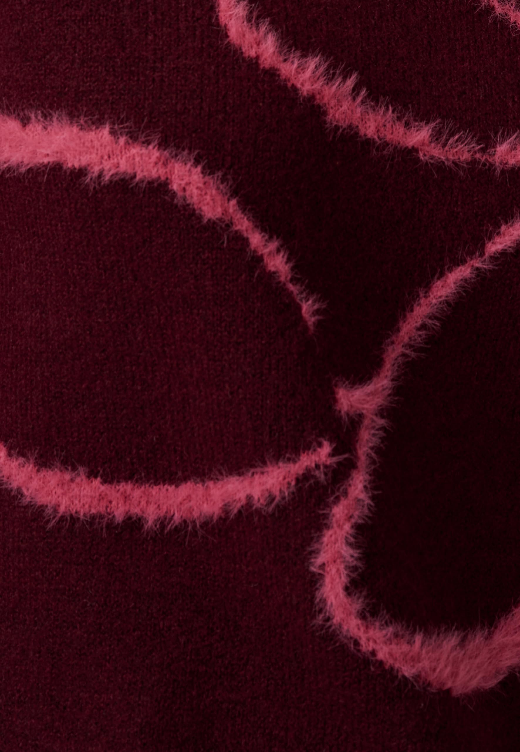 Damart Prêt-à-porter maglione donna motivo vegetale girocollo