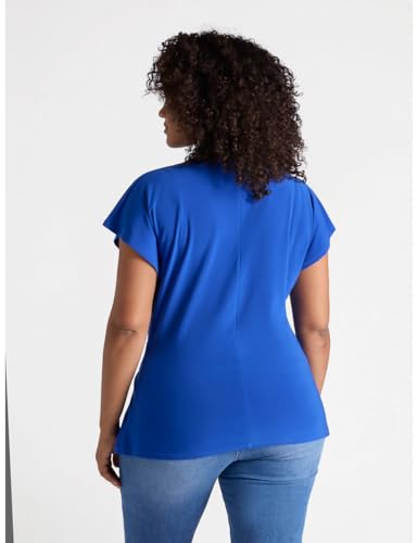 Fiorella Rubino Top e t-shirt T-shirt in jersey con incrocio L Plus