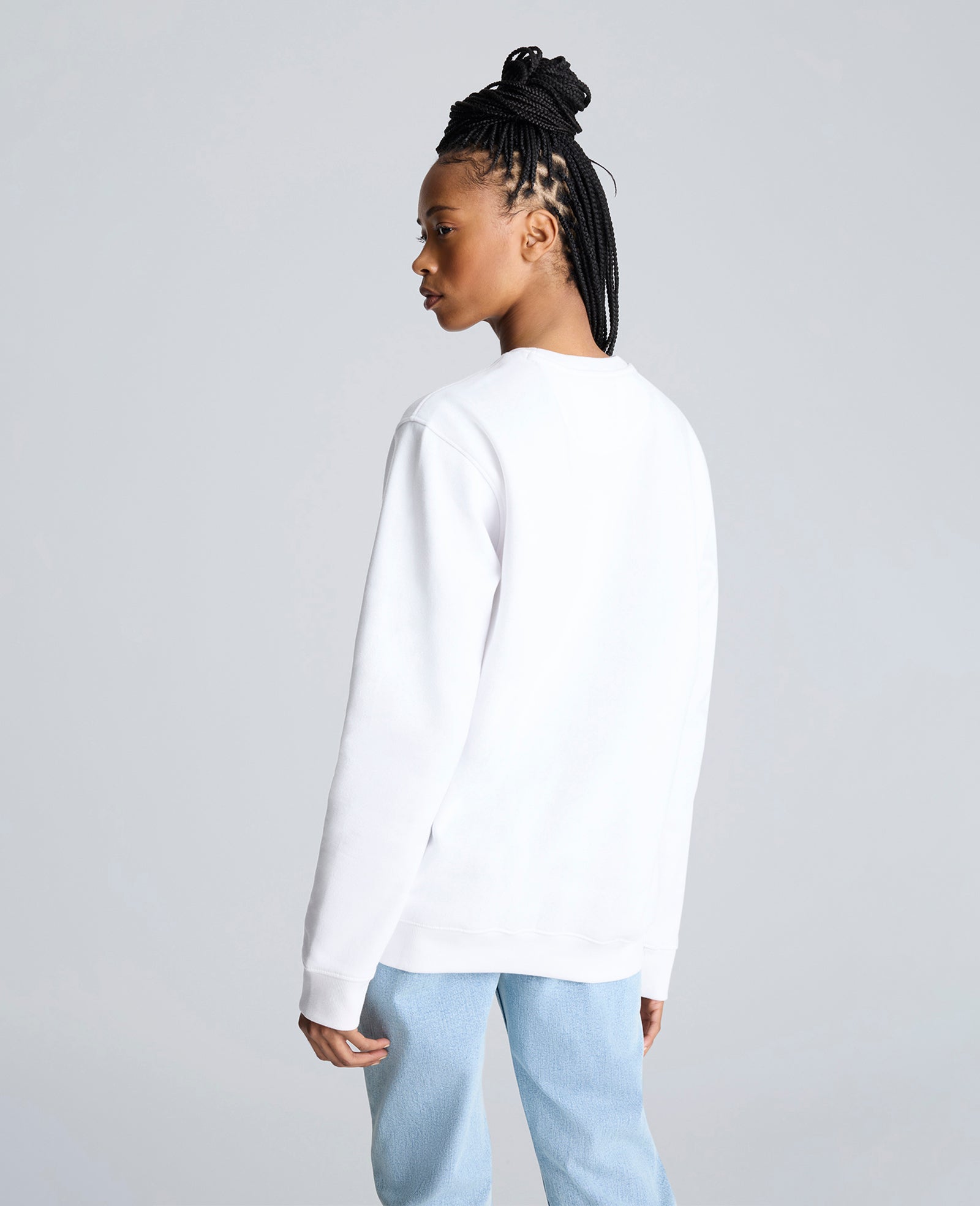 Kenneth Cole Reaction Clothing Kenneth Cole Embroidered Logo Sweatshirt felpa bianca S cotone