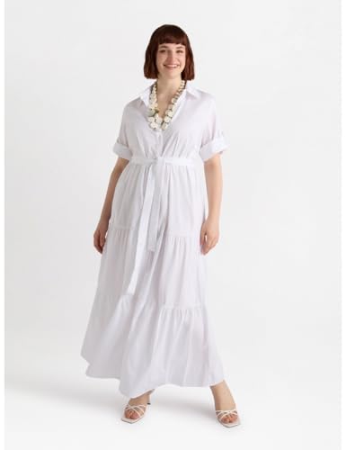 Fiorella Rubino Vestiti Vestito Chemisier Lungo vestito 46 Plus cotone stretch