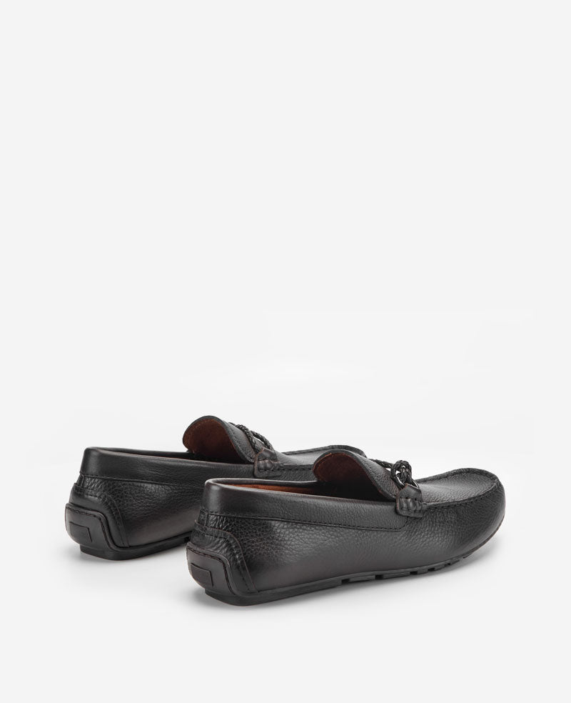 Kenneth Cole Reaction Shoes Dominic Driving Moc mocassino marrone in pelle