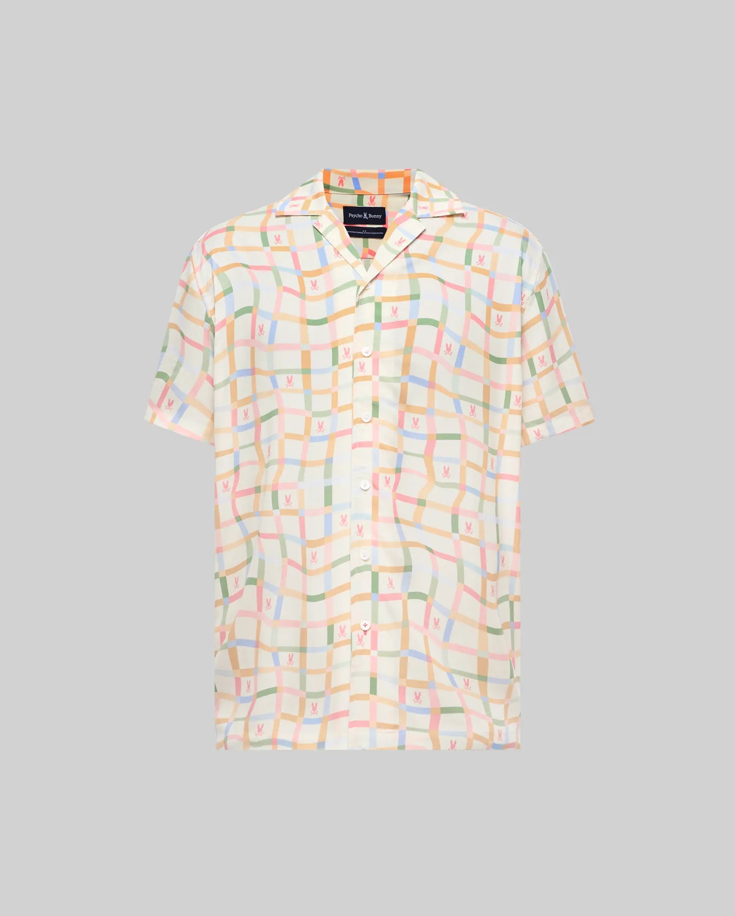 Psycho Bunny Men's Shirts MENS ATLAS TENCEL SHIRT MT0300079 camicia bianca Tencel