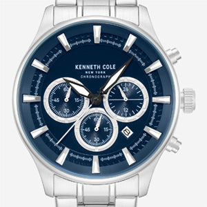 Kenneth Cole Reaction Watches Skeleton Automatic Stainless Bracelet Watch orologio argento
