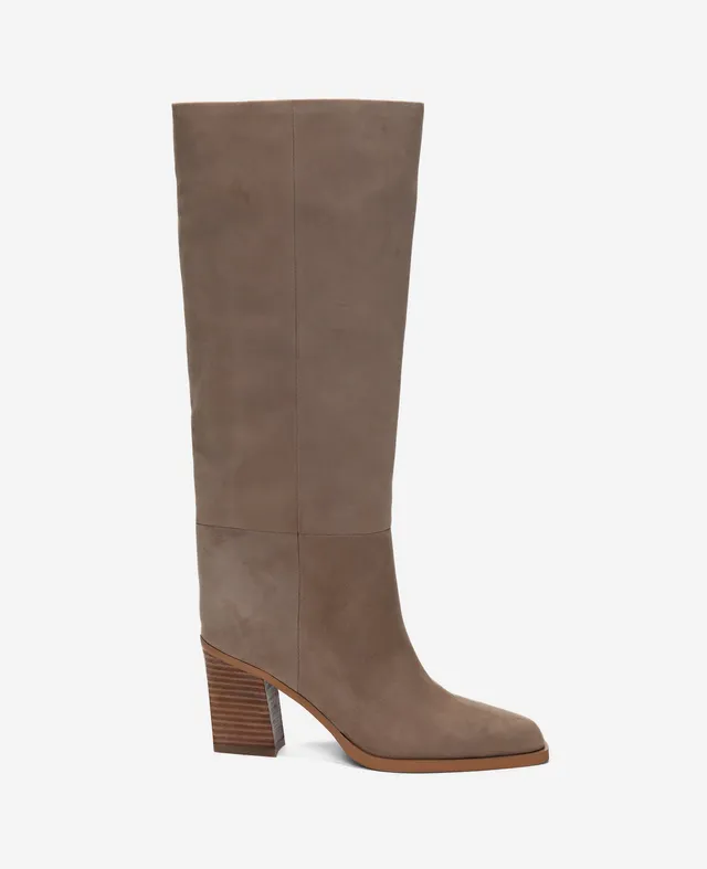 Kenneth Cole Reaction Jackson Tall Nubuck Boot stivale taupe in nubuck
