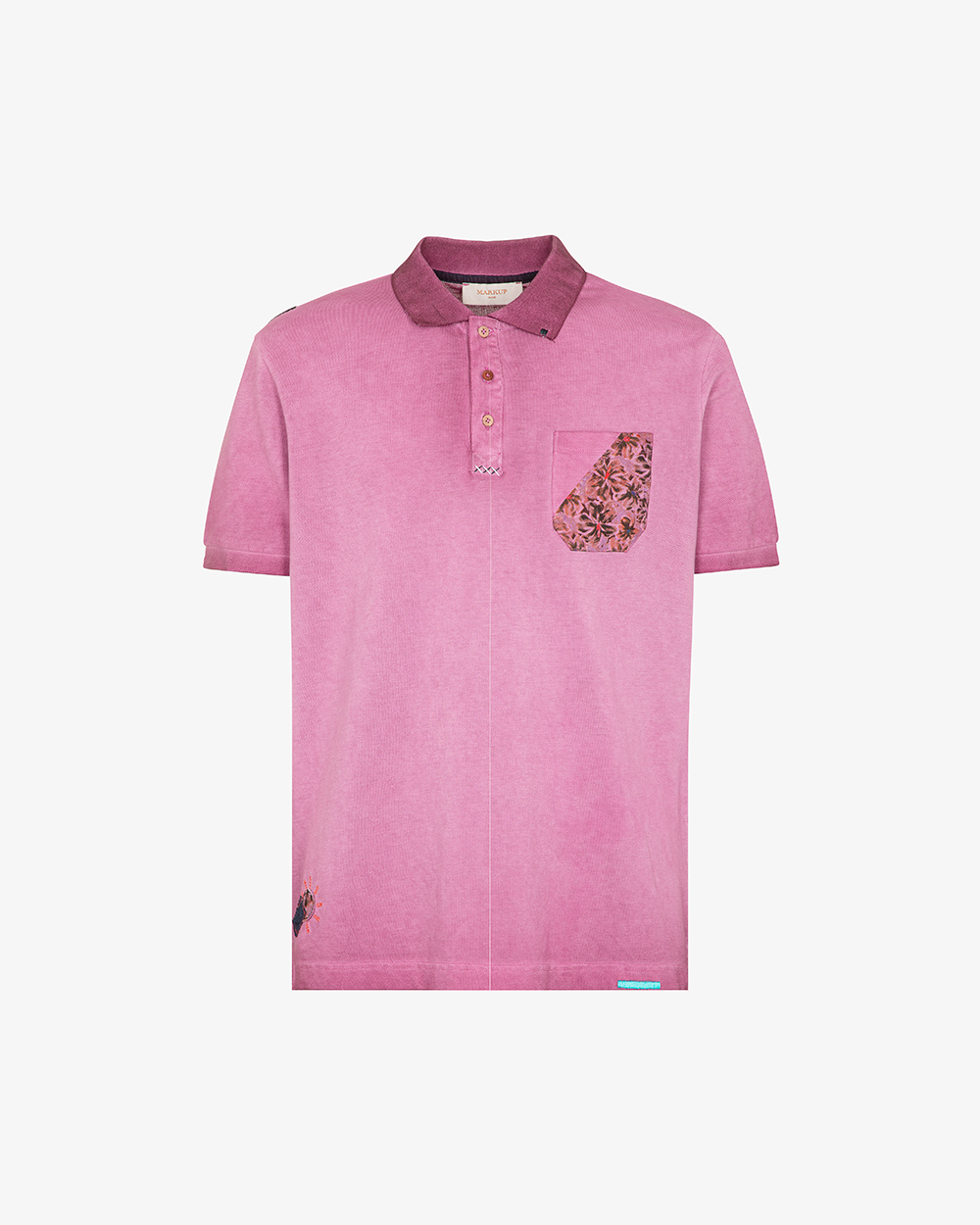 Markup Uomo Felpe & T-shirt Polo piquet tinto freddo con taschino polo