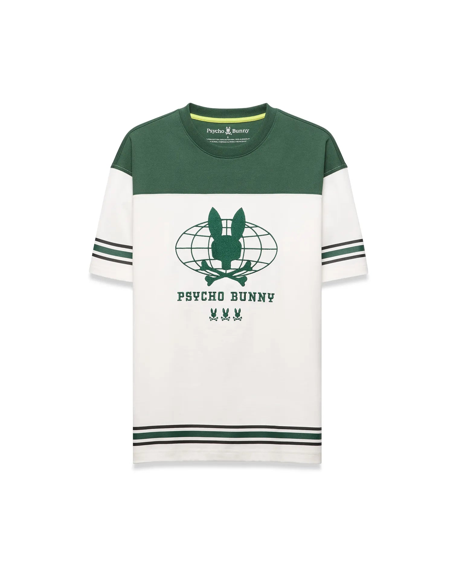 Psycho Bunny Men's Tees MEN'S MIKE GRAPHIC JERSEY TEE - MT0200387 t-shirt verde