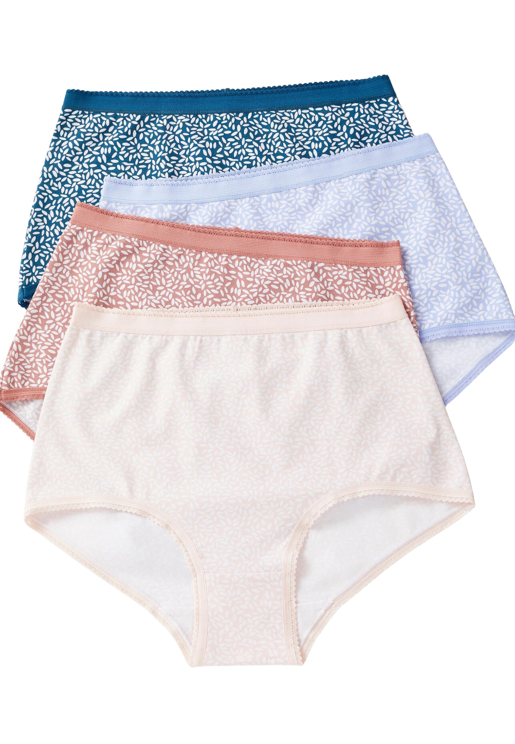 Damart Biancheria intima set 4 mutandine maxi cotone taglia S