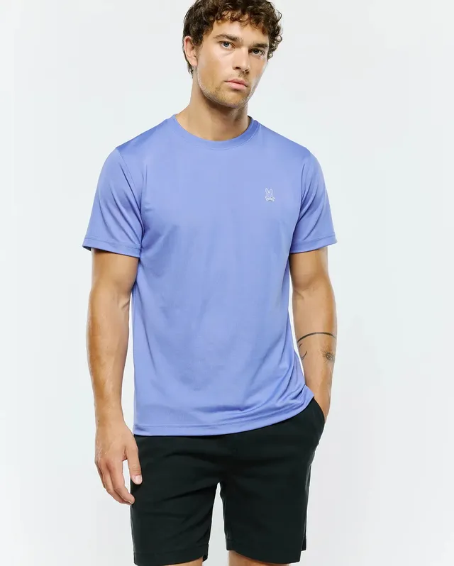 Psycho Bunny Men's Tees MENS DASH BUNNY SPORT TEE MT0200517 T-shirt sport Persian Jewel