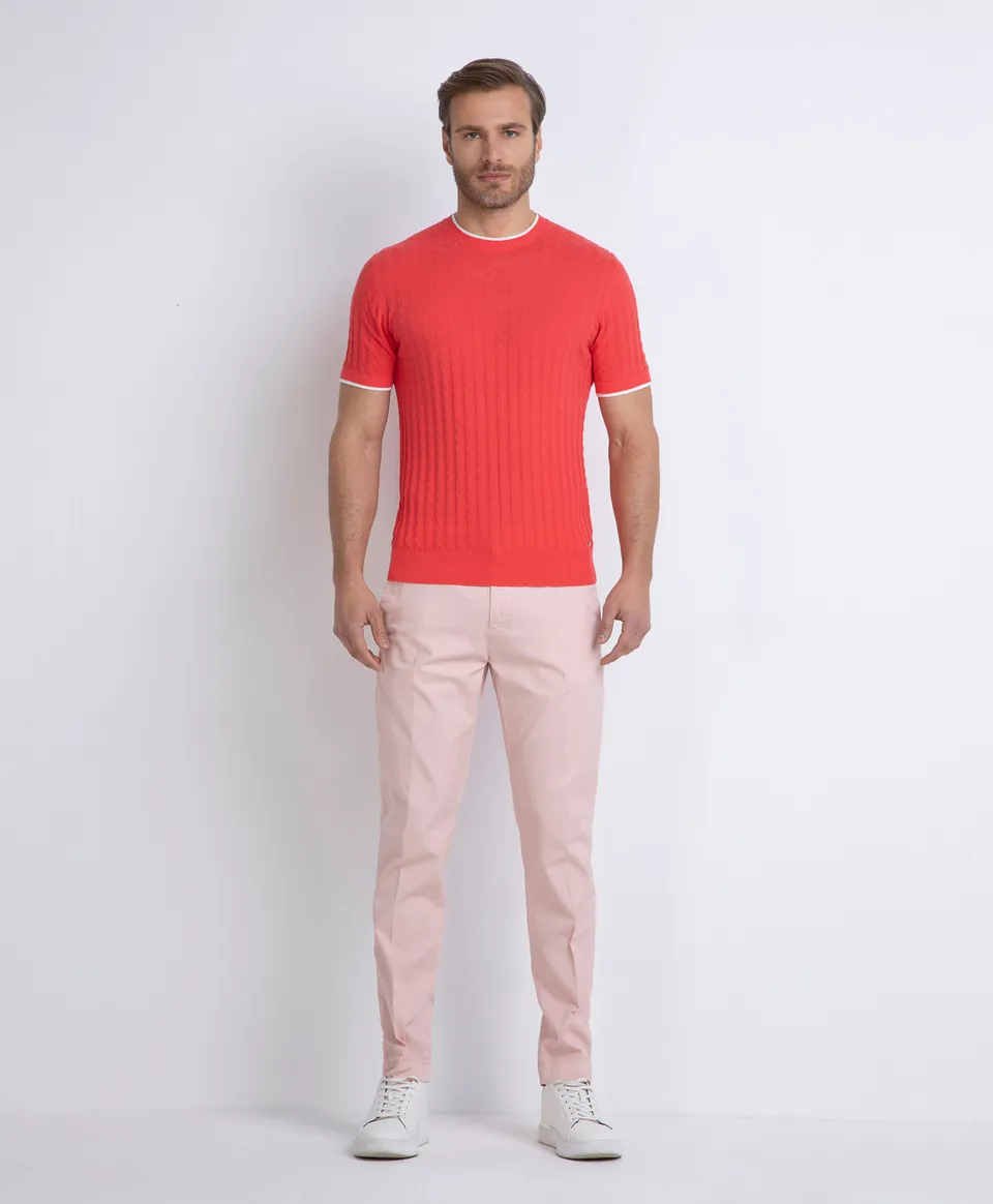 Markup Uomo Maglieria Maglia girocollo punto spigato maglia