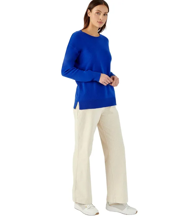 Damart Prêt-à-porter maglione puro cashmere Porcellana blu 40