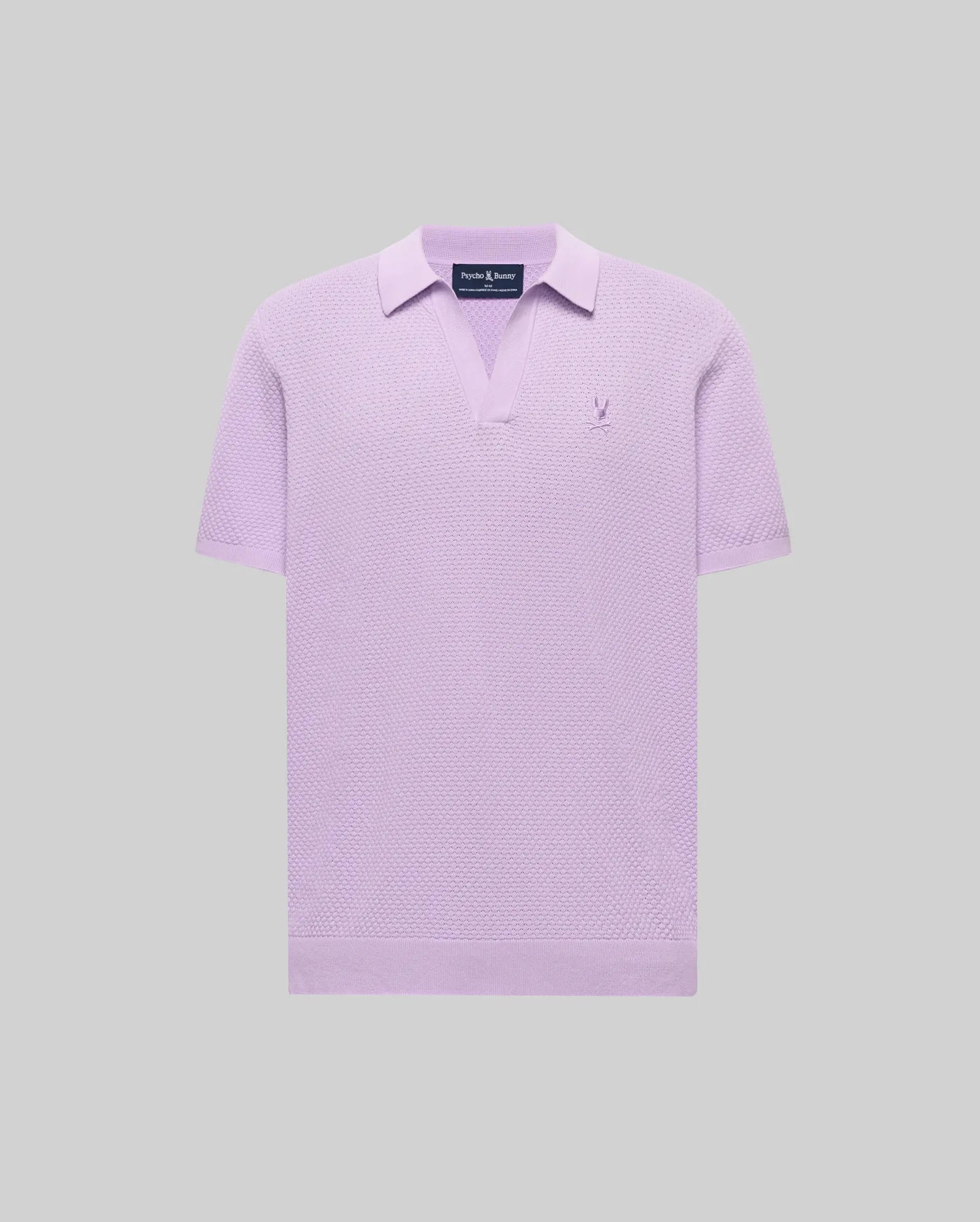 Psycho Bunny Men's Polos MENS DEVON KNIT POLO MT0100169 polo 507 Lavendula XXS-XXXL cotone