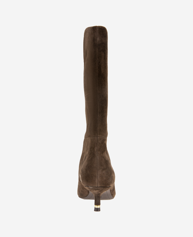 Kenneth Cole Reaction Shoes Meryl Suede Bootie stivaletti cioccolato camoscio