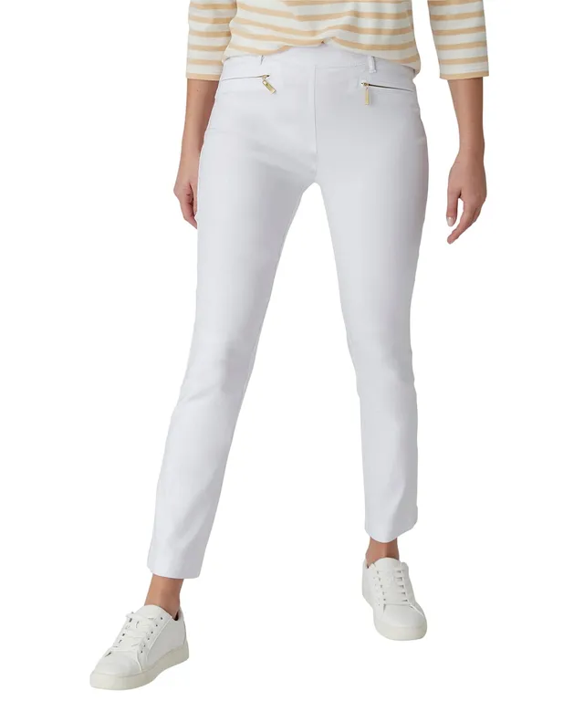 Damart Prêt-à-porter pantaloni comfort 7/8 donna écru taglia 52